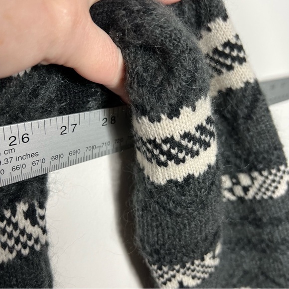 Allsaints Sweater Mens XXL Wool Blend Striped Casual - Picture 4 of 15